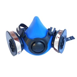 Máscara de neopreno para ozonoterapia con absorción de ozono