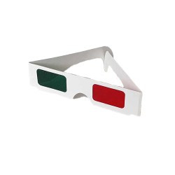 Rot-grüne TNO-Testbrillen zur Beurteilung der Tiefenwahrnehmung und dreidimensionalen Bilder. Ideal für ophthalmologische Unters