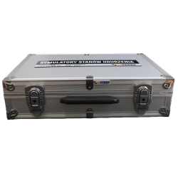 Präventiv-pädagogischer Koffer mit 6 Geräten zur Simulation von Alkohol- und Drogenrauschzuständen. Enthält auch Filme und wird 
