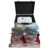 Kompletní preventivně-vzdělávací kufřík s balíčkem 6 zařízení simulujících stav opilosti alkoholem a drogami. Brýle z polykarbon
