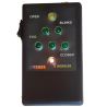 Control remoto electrónico con batería incorporada y 7 LED que funcionan como botones táctiles. Ideal para eventos y gafas de re