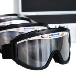 Alcohol glasses designed for safe training and road safety lessons.