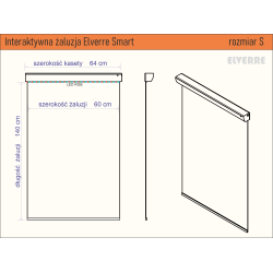 Interactive Elverre Smart blind - size S