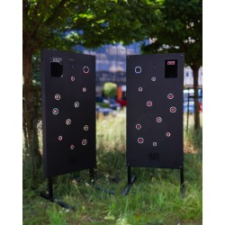 Event-Laser-Schießstand 75x150cm + Pistole