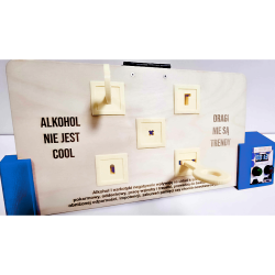 Key board - sobriety tester for alcogoggles