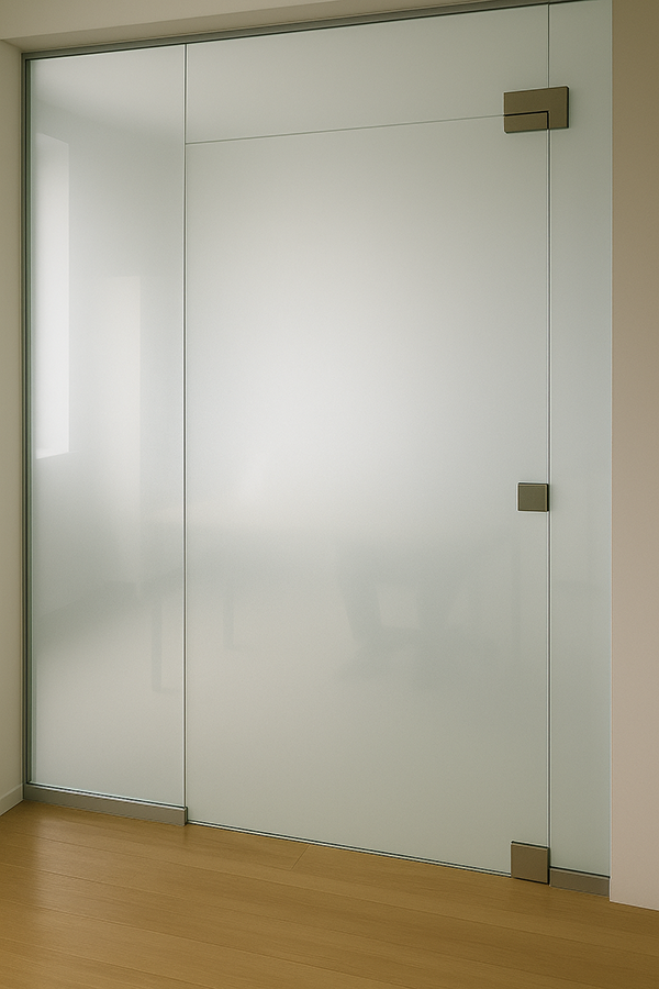 Gabinet z aktywną folią PDLC